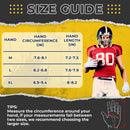Football Gloves for Kids, Youth & Adults – Super Sticky Receiver Gloves with Strong Grip & Durability – Great Gift for Boys, Girls & Men  S827 S828