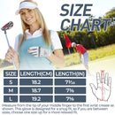 Womens Fingerless Golf Gloves Left Hand,Ladies Half Finger Golf Gloves Breathable Yoga Mesh for Fashion-Conscious Golfers L843