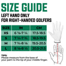 HANDLANDY Golf Gloves for Men Women Left Hand, QUALIHIDE Calfskin Leather Golf Glove L850