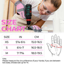 HANDLANDY Womens Work Gloves Safety Moving Utility Yard Pink 6035GP