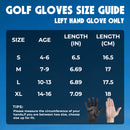 HANDLANDY Youth Golf Glove, Left Hand Kids Golf Gloves for Junior 1112