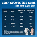 HANDLANDY Youth Golf Glove, Left Hand Kids Golf Gloves for Junior Toddler Boys Girls KL834