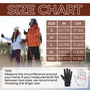 HANDLANDY Winter Work Gloves for Men Women, 3M Thinsulate Insulated, Waterproof Thermal Touchscreen Warm Grip Gloves for Cold Weather, Skiing, Snowboarding, Hiking 8040