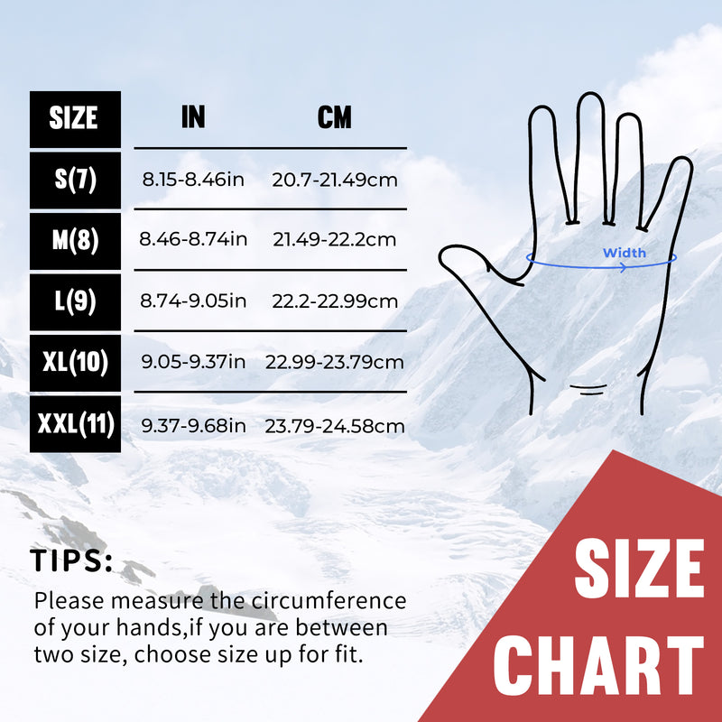 HANDLANDY Waterproof Work Gloves for Cold Weather, Insulated Winter Freezer Work Gloves with Grip for Men Women 11175