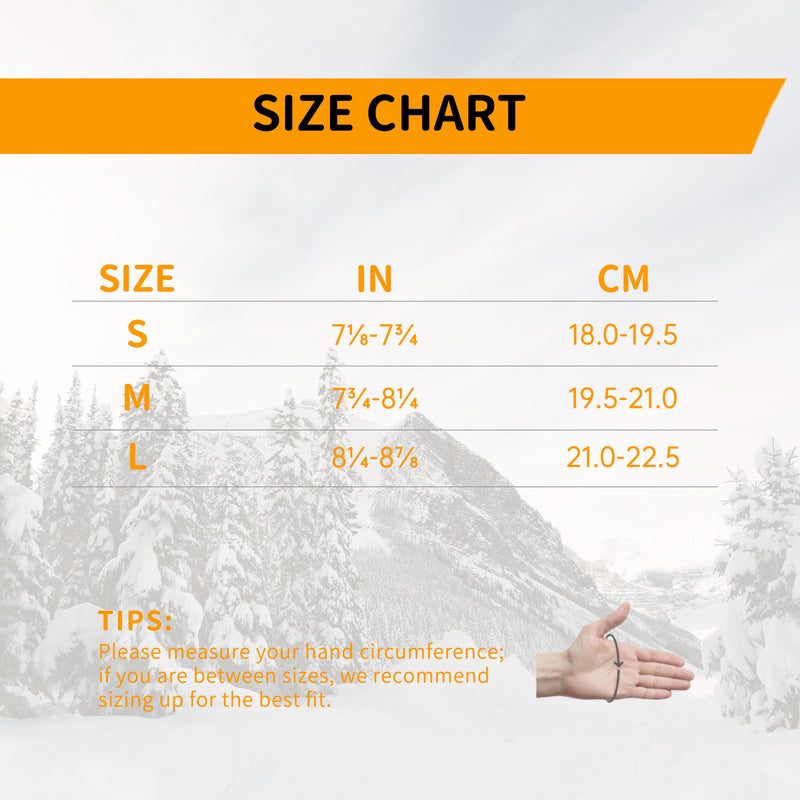 HANDLANDY Genuine Sheepskin Leather Gloves for Men Winter Driving Warm Thermal Wrist Gloves Fleece Lining for Cold Weather 804950