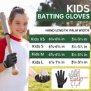 HANDLANDY Baseball Batting Gloves for Adult Youth, Grip Breathable Softball Batting Gloves Fit Men Kids Boys Girls 836