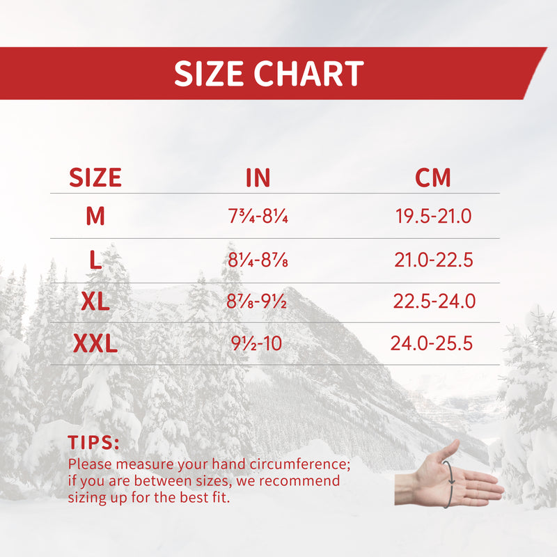 HANDLANDY Genuine Sheepskin Leather Gloves for Men Winter Driving Warm Thermal Wrist Gloves Fleece Lining for Cold Weather 804950