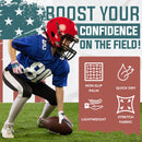 HANDLANDY Youth Football Gloves for Boys Girls, Sticky Wide Receiver Gloves for Kids, Junior Flag Football Gloves  S784