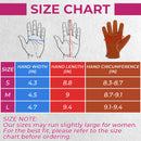 HANDLANDY Leather Work Gloves for Men and Women, Utility Tough Cowhide Glove for Gardening 12121