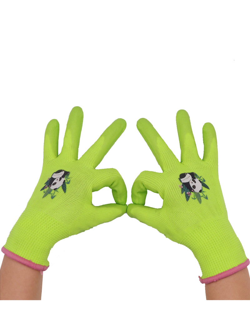 Handlandy enfants gants de jardinage couleur vive tricot poignet parfaitement 5140*12