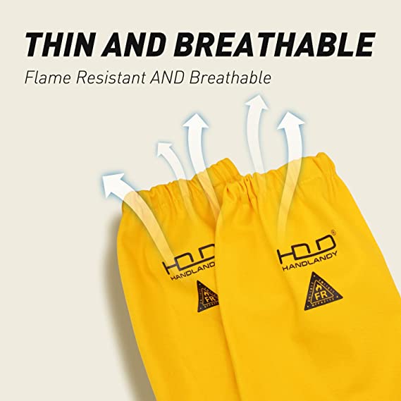 Handlandy Welding Sleeves Heat Flame Resistant 1180 (12 Pairs)