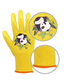 Handlandy Wholesale Childrens Gardening Gloves Natural Rubber Latex Bright Colors 5141 (12 Pairs)