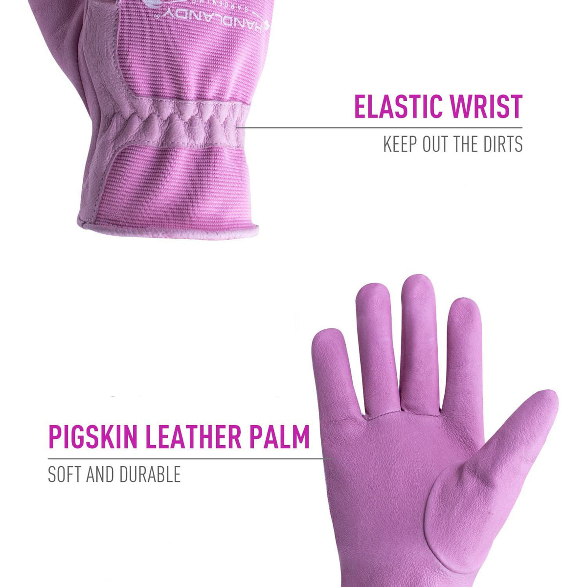 ladies soft leather gardening gloves Handlandy Wholesale Ladies Garden Gloves Improves Dexterity Breath Plant 512324 (120 Pairs) M / Green / 120Pairs