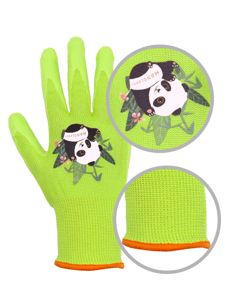 Handlandy enfants gants de jardinage couleur vive tricot poignet parfaitement 5140*12