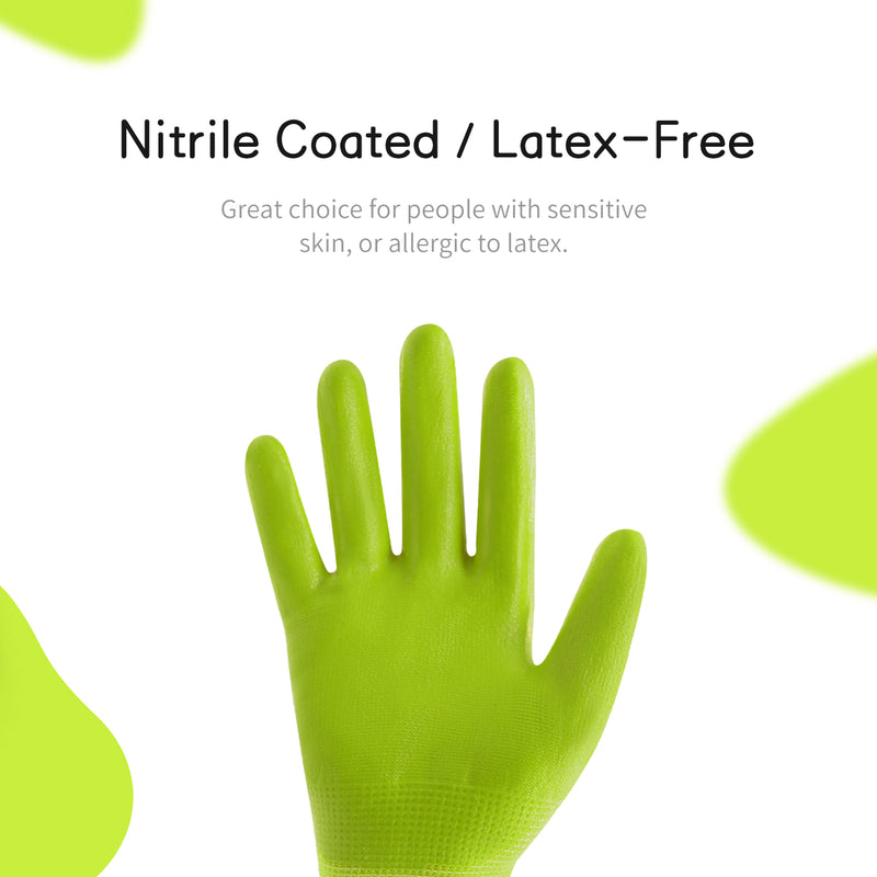 Handlandy enfants gants de jardinage couleur vive tricot poignet parfaitement 5140*12