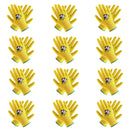 Handlandy Wholesale Childrens Gardening Gloves Natural Rubber Latex Bright Colors 5141 (12 Pairs)