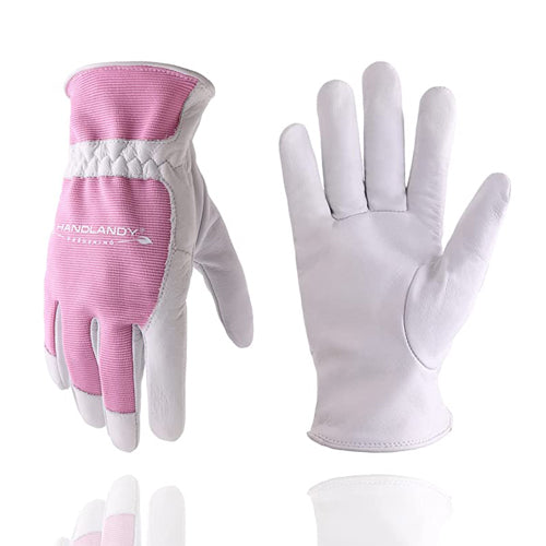 HANDLANDY gants de jardinage flexibles en cuir souple pour travaux de cour 51756