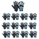 Handlandy Work Gloves Men & Women Bulk, Flexible Breathable Utility Mechanic Working Gloves Touch Screen 6035 (12 Pairs )