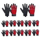 Handlandy Work Gloves Men & Women Bulk, Flexible Breathable Utility Mechanic Working Gloves Touch Screen 6035 (12 Pairs )