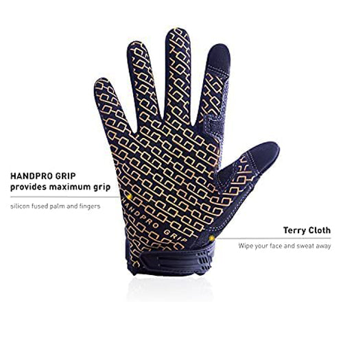 Handlandy Bulk Work Gloves with Grip for Men & Women,Pack of 12 Pairs Mechanic Working Gloves Touchscreen 6134
