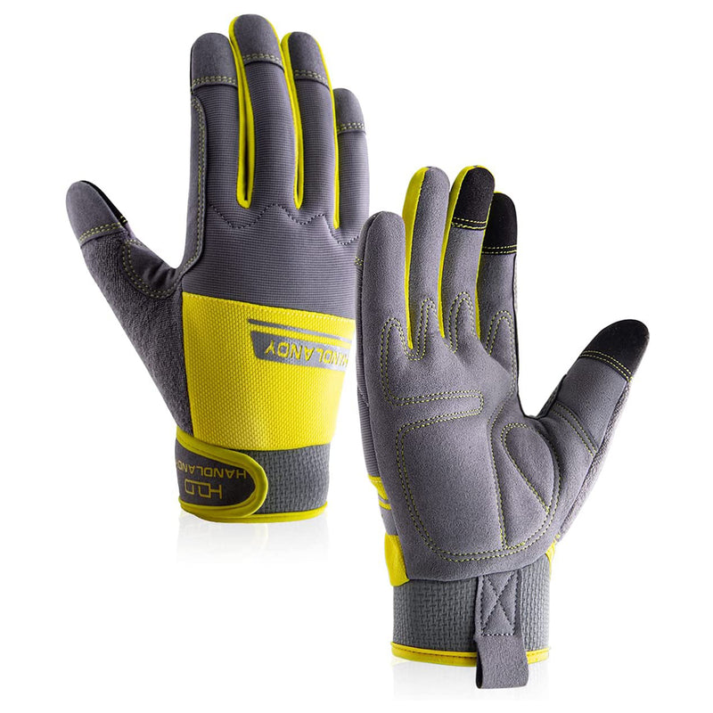 Handlandy Wholesale Men Women Mechanic Working Gloves Touch Screen 603