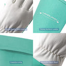 Handlandy Men Women Long Gardening Gloves Leather Gauntlets Yard 5167