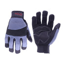 HLDD HANDLANDY Gloves For Protection Against Accidents,Grey Safety Work Gloves Anti Vibration 5805GR