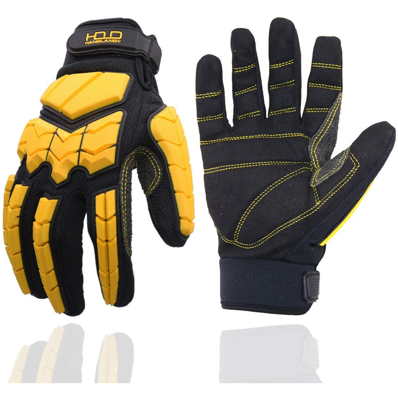 Handlandy vente en gros hommes gant de travail Anti Vibration SBR sécurité réduction des impacts H635
