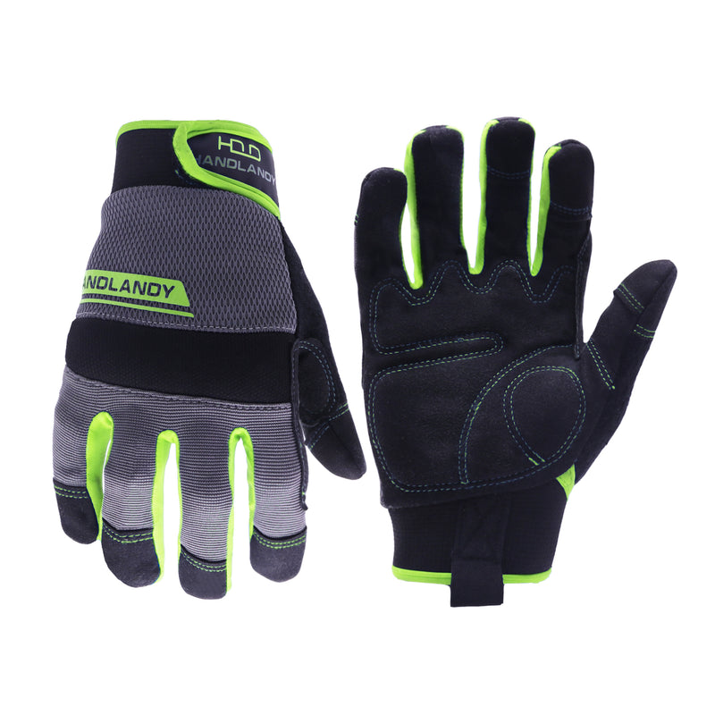 HANDLANDY Touchscreen Work Gloves Fit Men and Women Utility