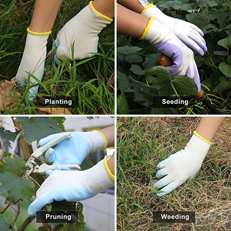 Handlandy Nitrile Coating Gardening Work Gloves Foam Women 5172