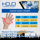 HLDD HANDLANDY Gloves For Protection Against Accidents,Men Work Gloves Breathable Spandex Back Light Duty 5972BK