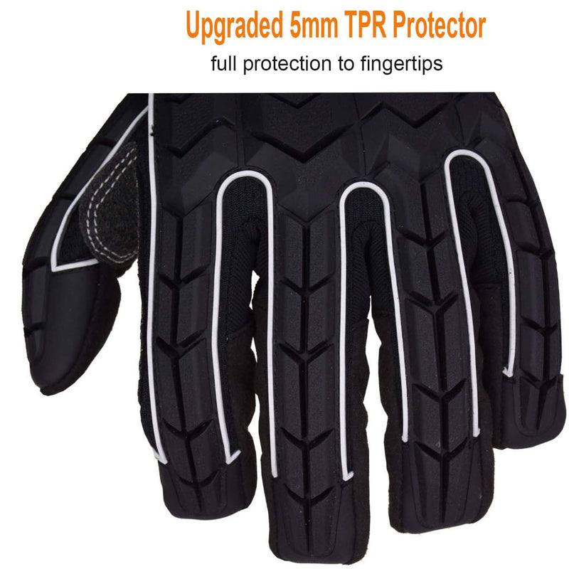 Handlandy Wholesale Men Work Glove Anti Vibration SBR Safety Impact Reducing H635 (36/72/120 Pairs)