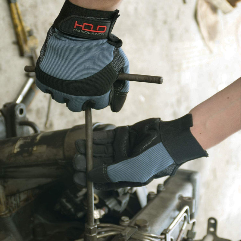 Handlandy Grey Safety Work Gloves Anti Vibration 5805GR