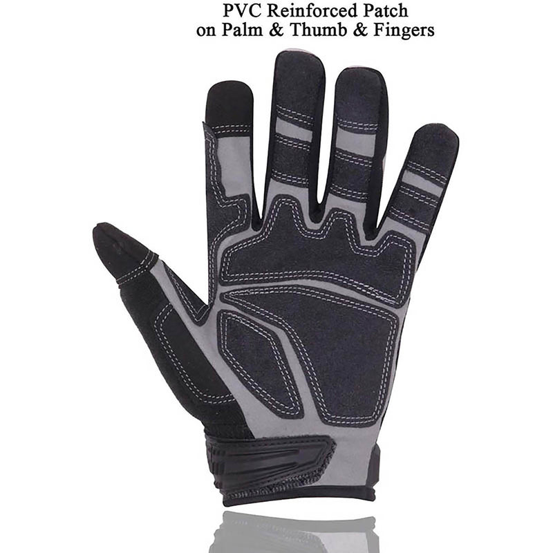 Handandy Men Mechanics Touchscreen-Handschuhe TPR Impact Reducing 6081