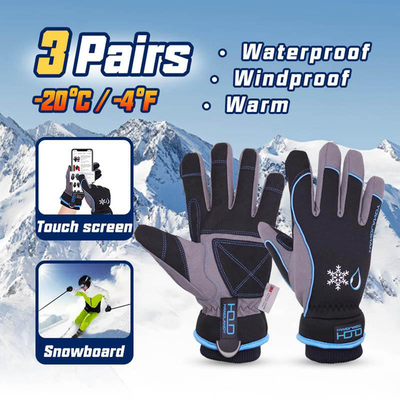 Handlandy Wholesale Men Women Work Glove Waterproof Insulated Cold Weather 8015
