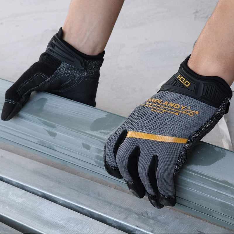 Work Gloves For Men PVC Safety Oil-proof Industrial Glove Abrasion resistant  Anti-Slip Construction Garden Mechanic Gloves 1pair