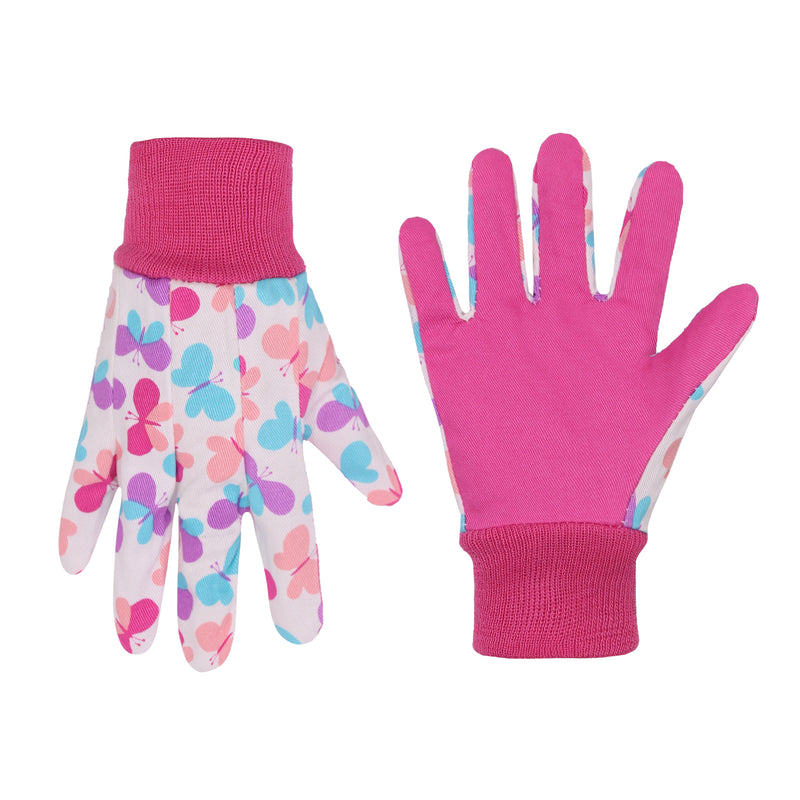 Handlandy Gants de travail de jardin pour enfants doux pour garçons et filles 5094