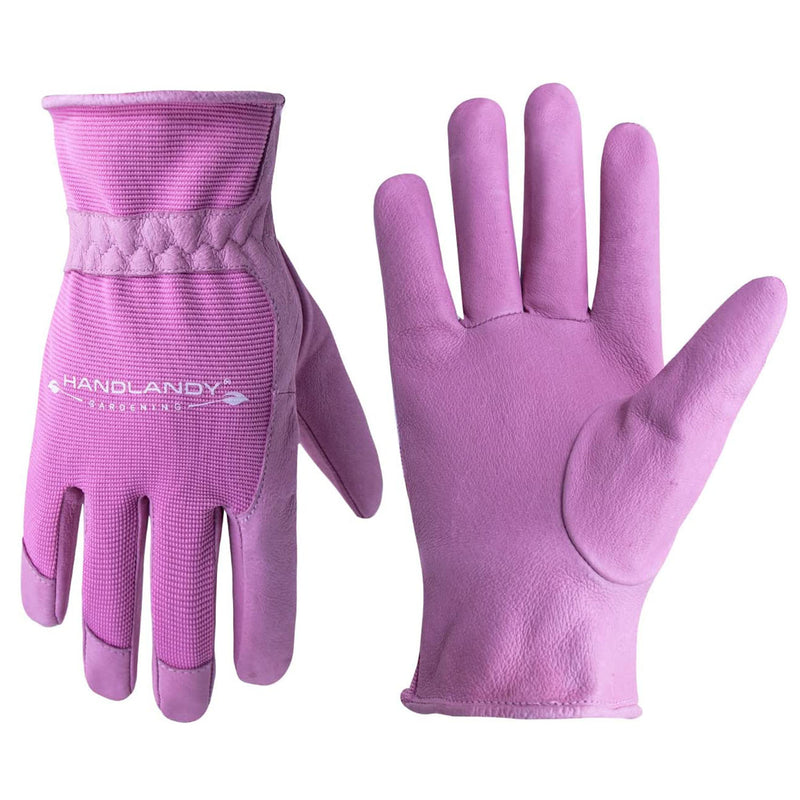 Handlandy Womens Garden Gloves Premium Pigskin Leather Breathable 51234