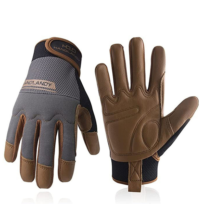MECHANIX WEAR Large Brown Leather Gloves, (1-Pair) in the Work
