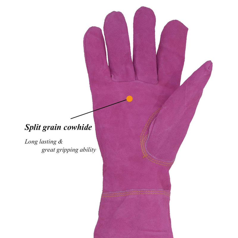 Handlandy Wholesale Ladies Gardening Gloves Thorn Proof Cowhide Gauntlet 508890 (120 Pairs)