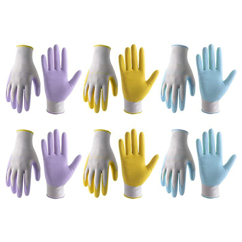 Handlandy Nitrile Coating Gardening Work Gloves Foam Women 5172 (12/24/36 Pairs)