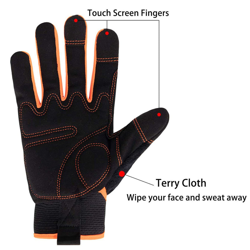 mechanischer handschuh Handandy Herren Damen Mechanische Handschuhe Assemby Power Tools 6035OG