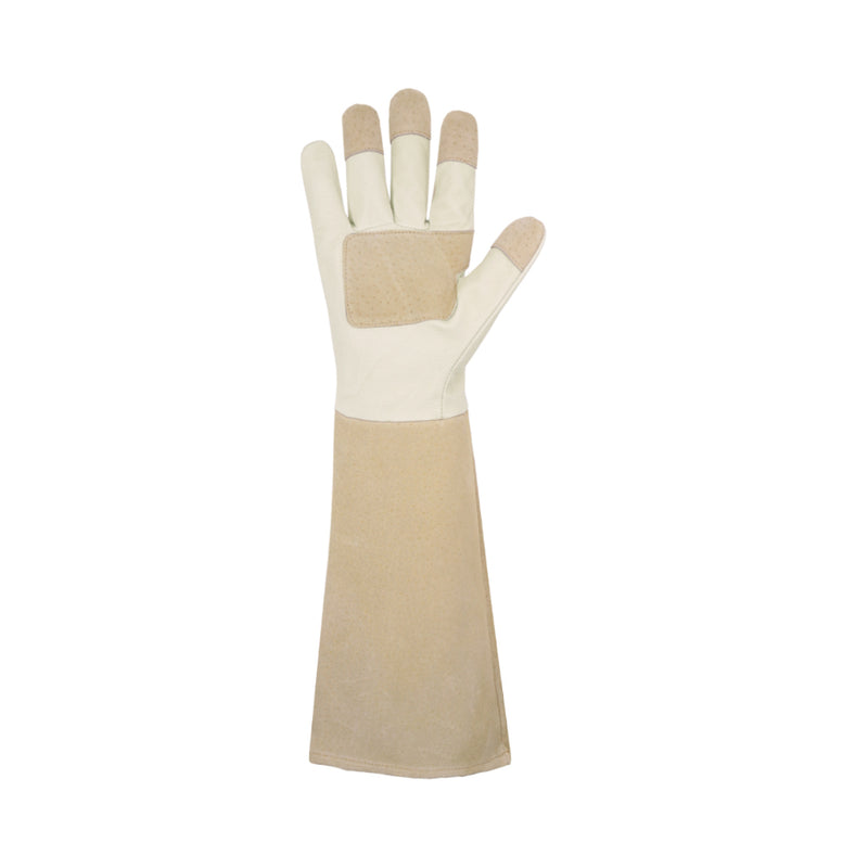 Handlandy Wholesale Women Gardening Gloves Pigskin Leather Long Gauntlet 1601