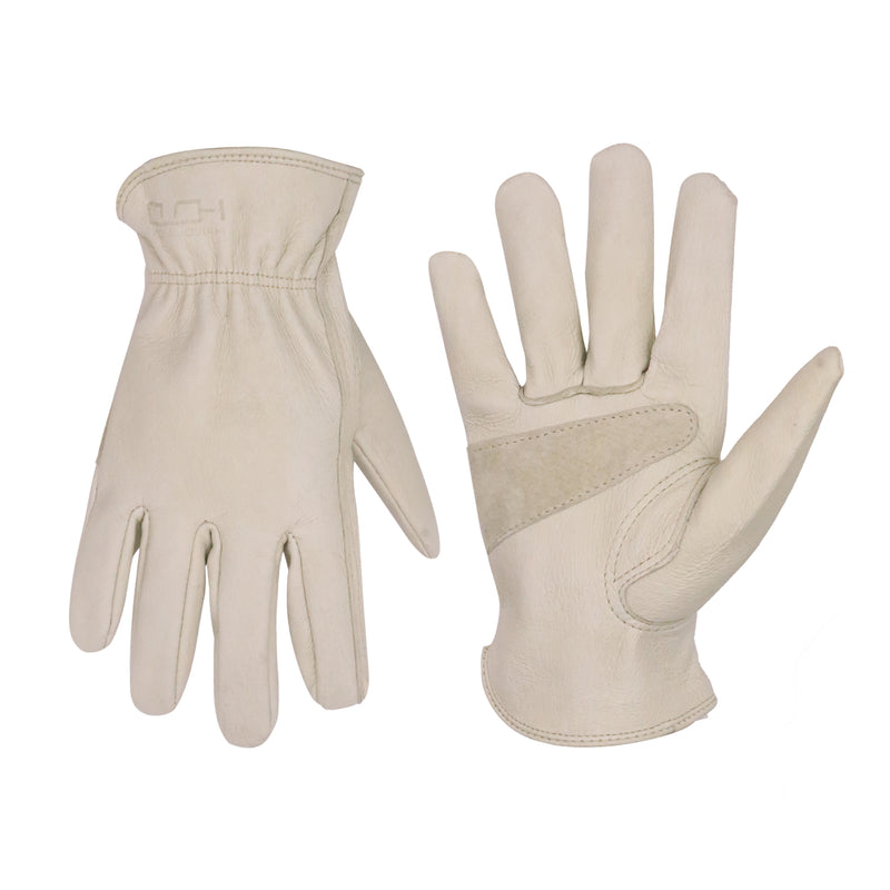Handlandy vente en gros unisexe gants de conducteur en cuir de porc Rigger jardinage 1217