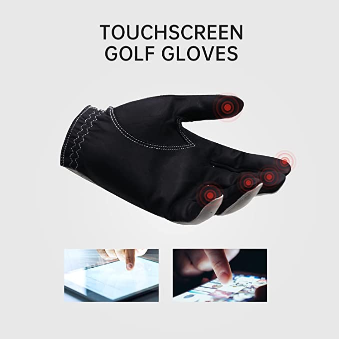 Handlandy Golf Glove Left Right Hand Calfskin Fit for Men Women S728