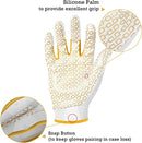 HANDLANDY Youth Football Gloves, Sticky Wide Receiver Gloves for Kids  S736