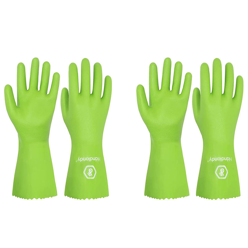 HANDLANDY Women Chemical Resistant Gloves Heavy Duty Industrial 1127