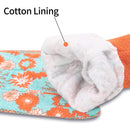 Handlandy Women Garden Gloves Jersey PVC Dots Soft Floral Yard 5092OGP（12/24 pairs）