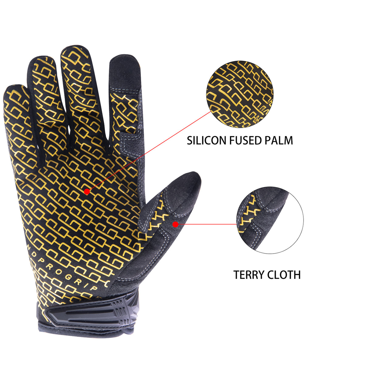 Handandy Männer Frauen Arbeitshandschuhe Mechaniker Touchscreen Dünnes Silikon 6134