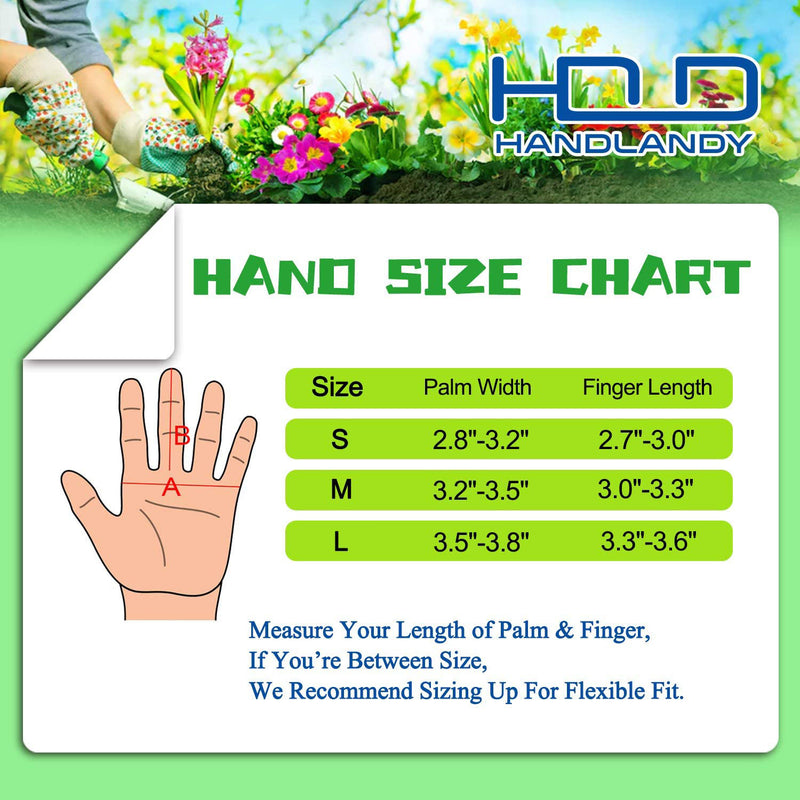 Handlandy 3/5/7/9 Pairs Men Women Gardening Gloves Breath Pigskin Leather Long 5067